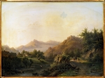 Koekkoek, Barend Cornelis - Landscape with a way