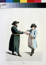 Geissler, Christian Gottfried Heinrich - Merchant and Kvass vendor (From the series The St. Petersburg Peddlers)