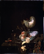 Kalf, Willem - Still life with a moother-of-pearl goblet