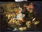 Morosini, Francesco - Still life with Fruits and Ducks