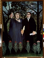 Rousseau, Henri Julien Félix - The Poet and his Muse. Portrait of Guillaume Apollinaire and Marie Laurencin