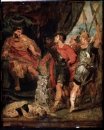 Rubens, Peter Paul, (School) - Mucius Scaevola before Porsenna