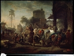 Swebach, Jacques-François Joseph - A horse fair