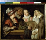 Watteau, Jean Antoine - Actors of the Comédie Française