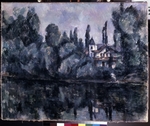 Cézanne, Paul - The banks of the Marne (Villa on the Bank of a River)