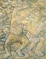 Filonov, Pavel Nikolayevich - Two Figures