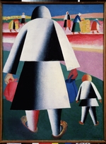 Malevich, Kasimir Severinovich - To the harvest (Martha and Vanka)