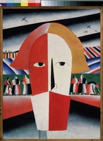 Malevich, Kasimir Severinovich - Head of a peasant