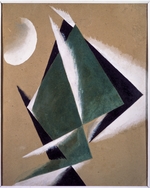 Popova, Lyubov Sergeyevna - Construction with white half-moon