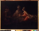 Rembrandt van Rhijn - Ahasuerus, Haman and Esther