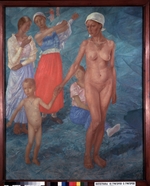 Petrov-Vodkin, Kuzma Sergeyevich - Morning. Bathers