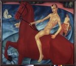 Petrov-Vodkin, Kuzma Sergeyevich - Bathing of a Red Horse