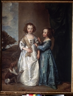 Dyck, Sir Anthony van - Portrait of Elizabeth and Philadelphia Wharton