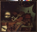 Bettera, Bonaventura - Still life with musical instruments