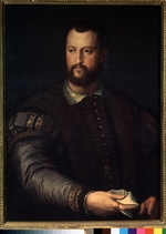 Bronzino, Agnolo - Portrait of Grand Duke of Tuscany Cosimo I de' Medici (1519-1574)