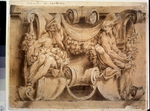 Orsi, Lelio - Sketch for a frieze with two cariatides