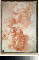 Parmigianino - Study of the heads