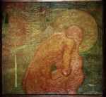 Malevich, Kasimir Severinovich - Sketch for a fresco painting. Prayer