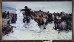 Surikov, Vasili Ivanovich - Storm of Snow Fortress