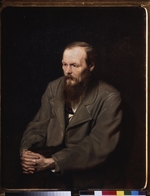 Perov, Vasili Grigoryevich - Portrait of the author Fyodor Mikhaylovich Dostoyevsky (1821-1881)