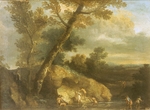 Rosa, Salvatore - Sea landscape with robbers