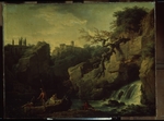 Vernet, Claude Joseph - Romantic landscape (Landscape in the Taste of Salvatore Rosa)