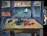 Konchalovsky, Pyotr Petrovich - Still life at the window. Crimea. Balaklava