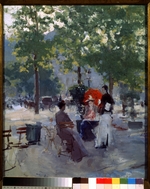 Korovin, Konstantin Alexeyevich - Café in Paris