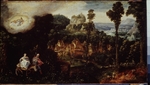 Herri met de Bles, Henri de - Landscape with the Flight into Egypt
