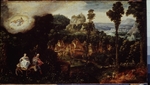 Herri met de Bles, Henri de - Landscape with Flight into Egypt