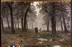 Shishkin, Ivan Ivanovich - Rain in an oak forest