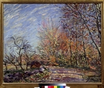 Sisley, Alfred - At the edge of the forest in Fontainebleau