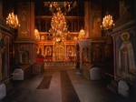 Old Russian Architecture - Interior of the Archangel Michael Cathedral in the Moscow Kremlin