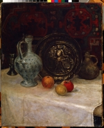 Modersohn-Becker, Paula - Still life with a brass plate