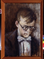 Russian master - Portrait of the composer Dmitri Shostakovich (1906-1975)