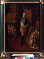 Antropov, Alexei Petrovich - Portrait of the Tsar Peter III (1728-1762)