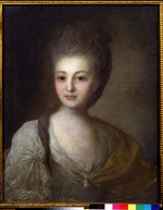 Rokotov, Fyodor Stepanovich - Portrait of Aleksandra Struiskaya