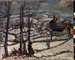 Charlot, Louis - Village at Morvan under Snow