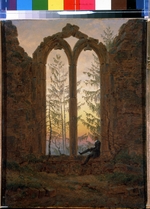 Friedrich, Caspar David - The Dreamer (Ruins of the Oybin)