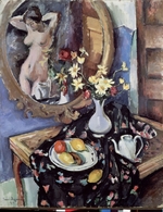 Joveneau, Jean - Still life with a mirror