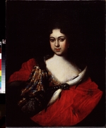 Nikitin, Ivan Nikitich - Portrait of Tzarevna Praskovya Ivanovna (1694-1731), niece of Peter the Great
