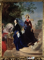 Briullov, Karl Pavlovich - Portrait of Shishmaryev's Sisters