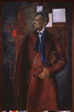 Williams, Pyotr Vladimirovich - Portrait of the stage producer Vsevolod Meyerhold (1874-1940)