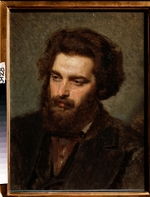 Kramskoi, Ivan Nikolayevich - Portrait of the artist Arkhip Kuindzhi (1841-1910)