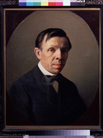 Kolesov, Alexei Mikhailovich - Portrait of the artist Sergey K. Zaryanko (1818-1870)