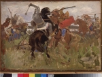 Vasnetsov, Viktor Mikhaylovich - Battle between the Scythians and the Slavs