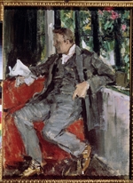 Korovin, Konstantin Alexeyevich - Portrait of the singer Feodor Ivanovich Chaliapin (1873-1938)