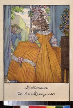 Somov, Konstantin Andreyevich - Illustration for book Le Livre de la Marquise