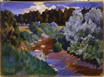 Rylov, Arkadi Alexandrovich - Landscape with a river