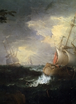 Coccorante, Leonardo - Stormy sea (Detail)
